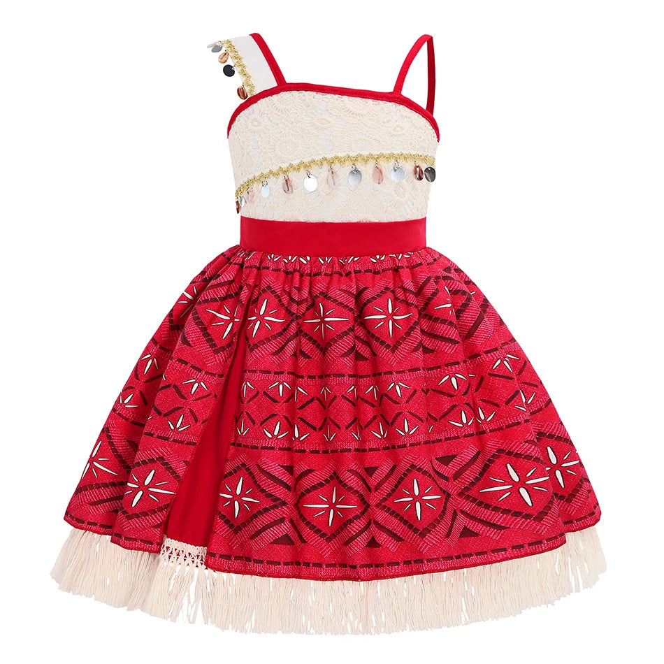 Princess Costume Dress – Kids Summer Cosplay Outfit for Party