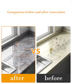 Self-Adhesive Marble Wallpaper – Oil-Proof Film for Kitchen Renovation