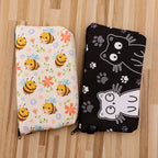 Large Animal Makeup Bag – Flamingo Cat Print Organizer for Travel Cosmetics