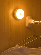 3 Color LED Night Light – Battery Powered Mini Lamp for Bedroom and Wardrobe