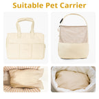 Flannel Pet Bed – Breathable Warm Cushion for Small Dogs and Cats