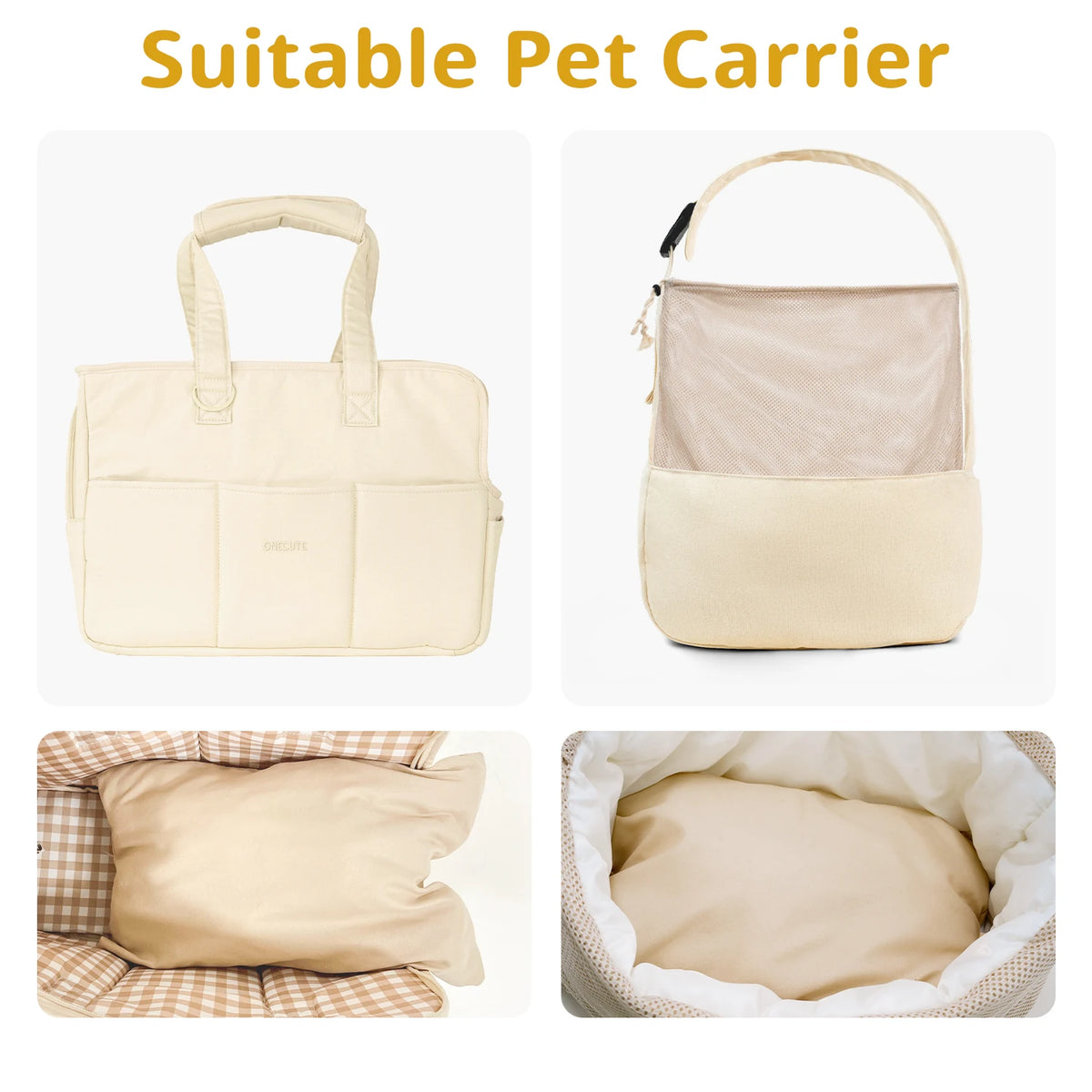 Flannel Pet Bed – Breathable Warm Cushion for Small Dogs and Cats