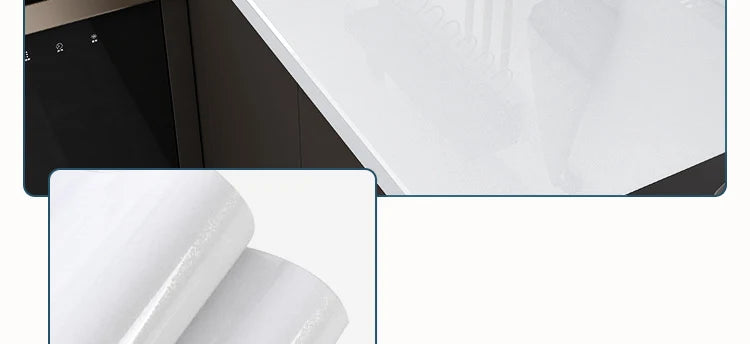 Marble Adhesive Wallpaper – Oil-Proof Film for Kitchen Countertop Renovation