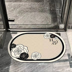 Absorbent Bathroom Floor Mat – Anti-Slip Quick Dry Rug for Home Entrance