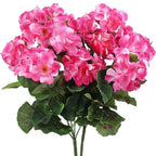 Silk Begonia Artificial Flowers – Floral Arrangement for Wedding Decor