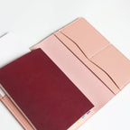 Custom Name Passport Cover Set – Personalized Leather Luggage Tag for Travel