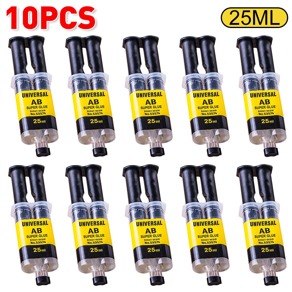 Epoxy Resin AB Glue – Waterproof Fast Setting Adhesive for Wood Metal Repair
