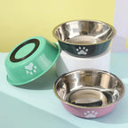 Stainless Steel Dog Bowls – Non-Slip Base for Dog and Cat Feeding
