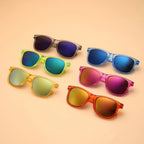 Square Frame Kids Sunglasses – UV Protection Eyewear for Summer Outdoor Play