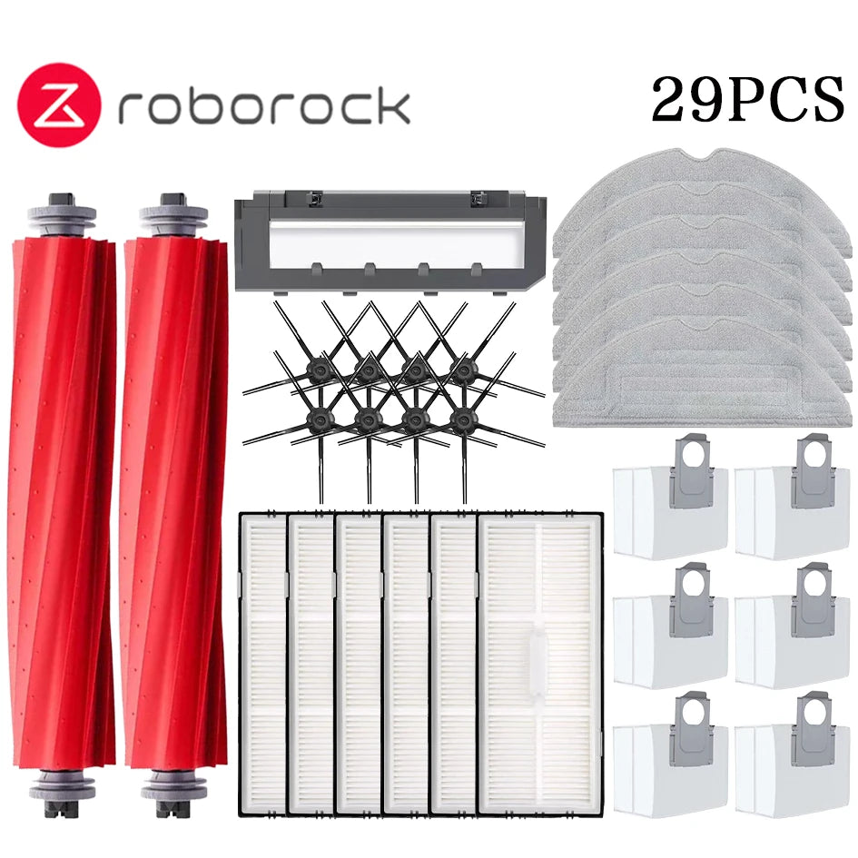 Robot Vacuum Replacement Kit – Cleaning Brushes and Filters for Roborock S7
