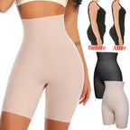 High Waist Shapewear Shorts – Breathable Cotton Blend for Tummy Control