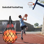 Sports Ball Mesh Bag – Adjustable Carrying Net for Basketball and Soccer