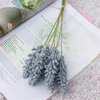 Artificial Lavender Flowers – PE Plastic Plant Bouquet for Home Table Decor