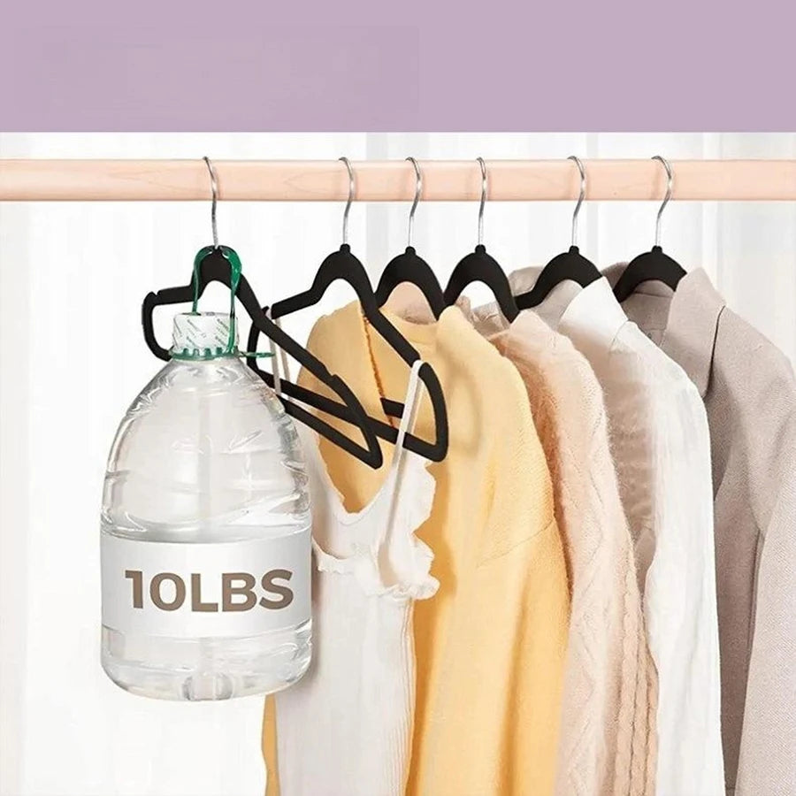 Velvet Non-Slip Hangers – Heavy Duty Space Saving Garment Hangers for Closets