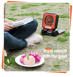 Portable LED Camping Fan – Solar USB Powered for Outdoor Tents