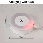 Magnetic USB LED Night Light – Portable Rechargeable Lamp for Bedroom and Kitchen