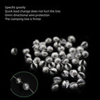 Round Lead Fishing Sinkers – Assorted Weight Kit for Freshwater Angling