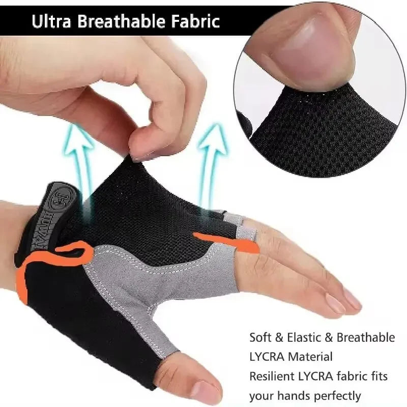 Half Finger Cycling Gloves – Breathable Anti-Slip for Gym and Sport Training