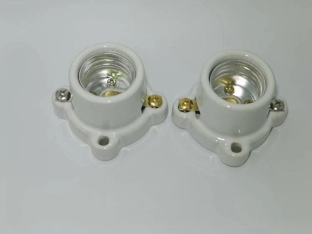 E27 Screw Light Bulb Socket – Ceiling Lamp Holder Base for Home Lighting