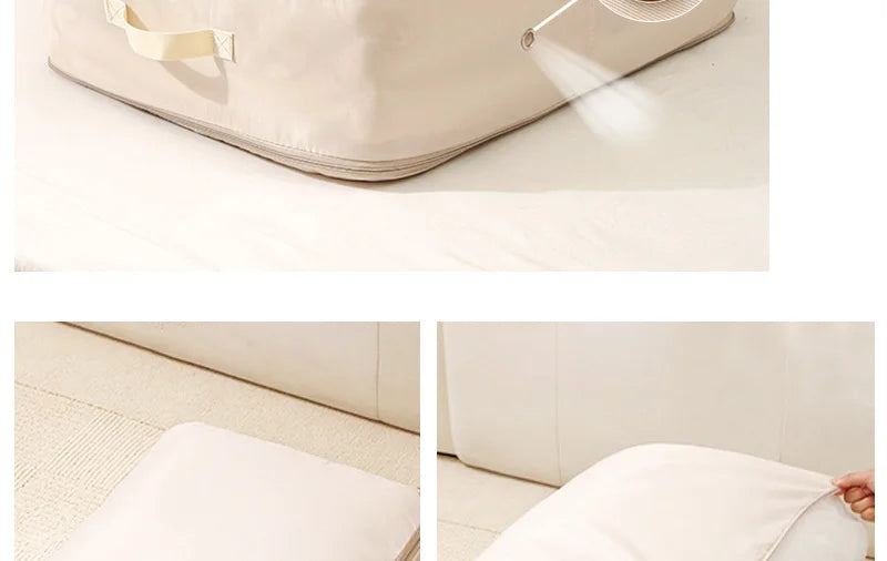 Compression Storage Bags – Double Zipper Space Saver for Bedding and Travel