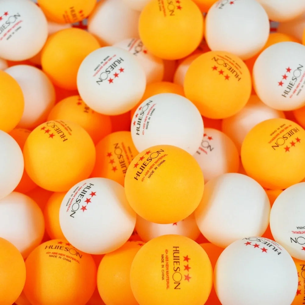 Huieson ABS Table Tennis Balls – 3 Star 40mm Ping Pong Set for Match Training