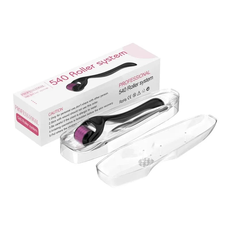 540 Micro Needle Derma Roller – Skin Rejuvenation for Beard and Hair Growth