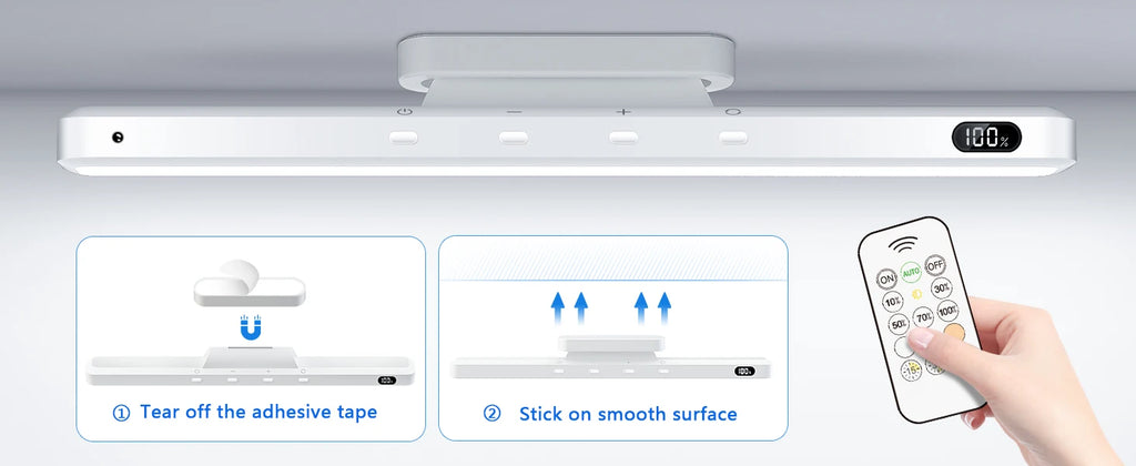 Dimmable LED Night Light – Rechargeable Magnetic Lamp for Closet and Cabinet