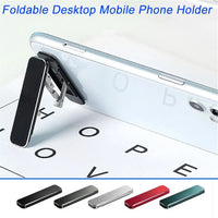 Aluminum Foldable Phone Stand – Adjustable Desktop Mount for Mobile Devices