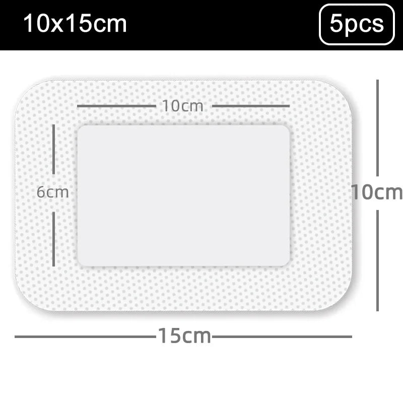 Sterile Bordered Gauze Pads – Waterproof Adhesive Wound Dressings for First Aid