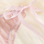 Floral Lace Lingerie Set – See Through Bralette for Romantic Evenings