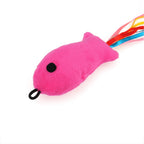 Fish Replacement Cat Toy – Steel Wire Teasing Attachments for Interactive Play