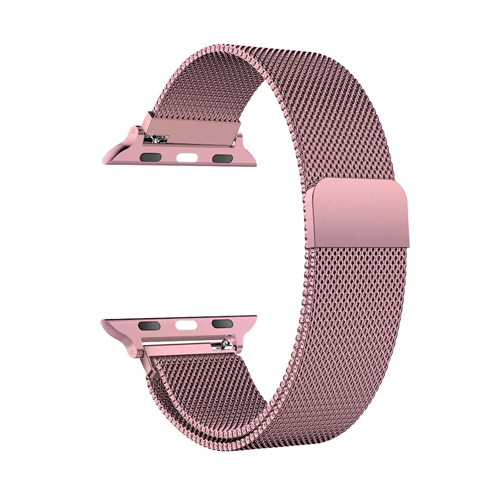 Milanese Stainless Steel Watch Band – Magnetic Bracelet for Apple Watch Series