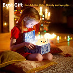 Silicone Duck Night Light – Rechargeable LED Bedside Lamp for Nursery