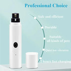 Electric Pet Nail Grinder – USB Rechargeable LED Grooming Tool for Cats and Dogs