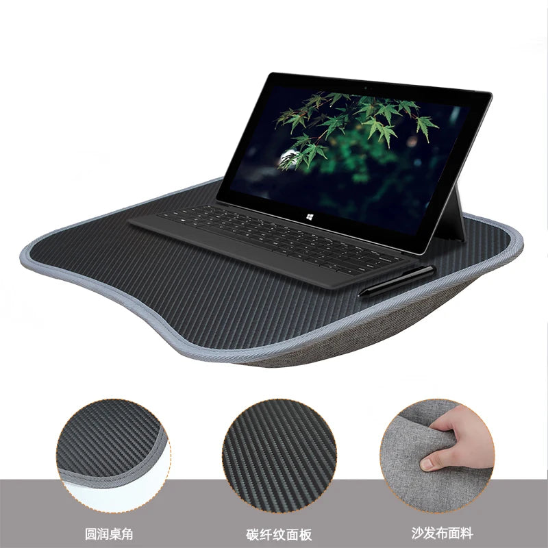 Multifunctional Laptop Desk – Foam Cushion Tray for Home Office Work