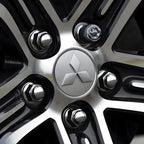 Wheel Center Hubcaps – Mitsubishi Ralliart Emblem for Car Rim Customization