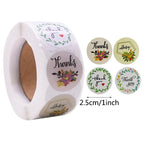 Decorative Thank You Sealing Stickers for Party Gift Labels and Scrapbooking
