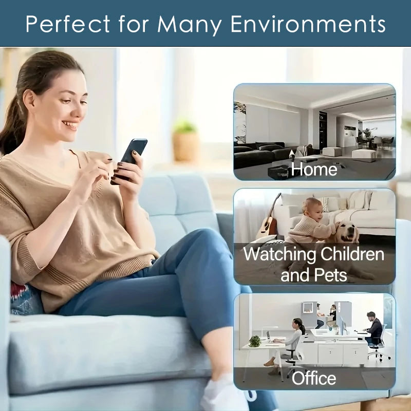 HD Mini WiFi Security Camera – Wireless 1080P Video Recorder for Home Monitoring