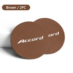 Anti-Slip Rubber Car Coasters – Interior Cup Holder Mats for Honda Accord