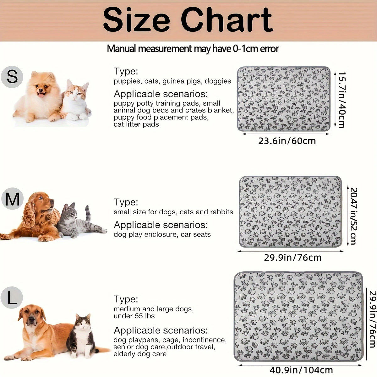 Soft Fluffy Pet Blanket – Cartoon Paw Print for Dogs and Cats