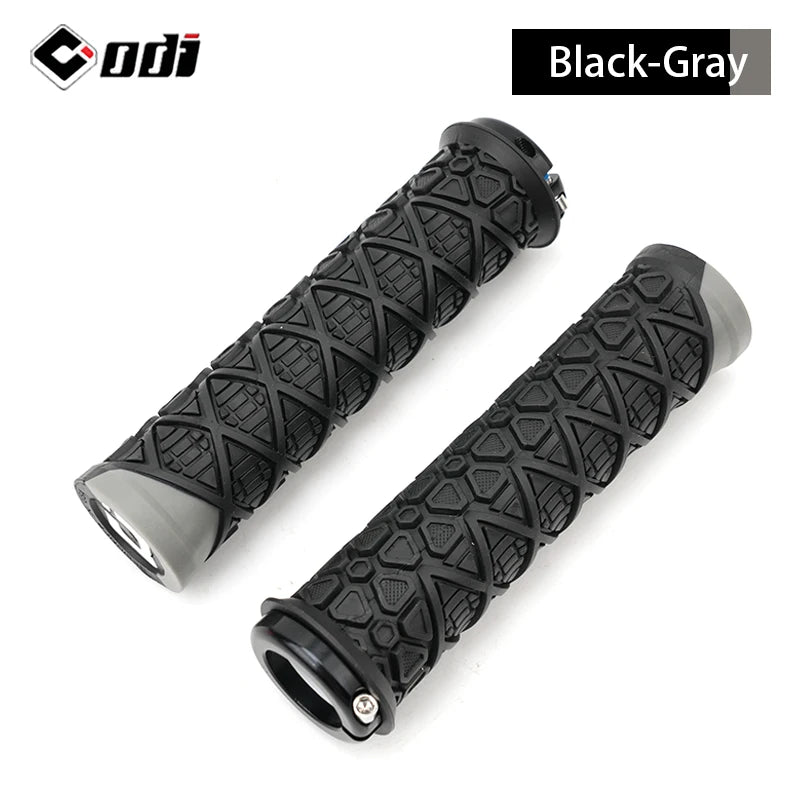 Silicone MTB Lock-On Grips – Anti-Slip Shock Absorbing Handles for Downhill