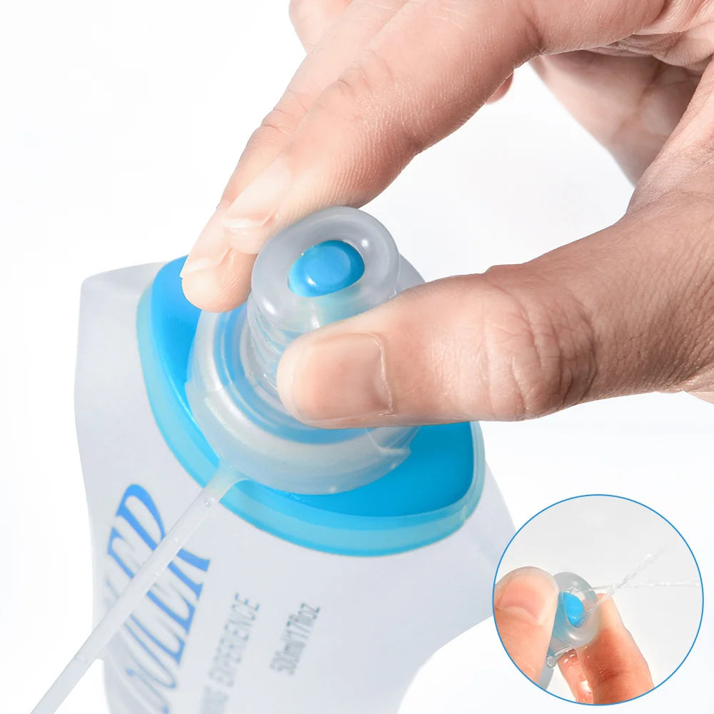 Collapsible Silicone Water Bottle – Portable Hydration for Outdoor Sports