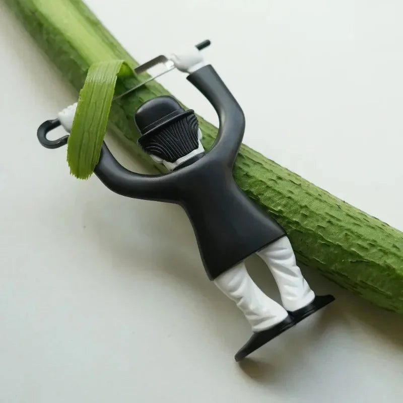Novelty Character Vegetable Peeler – Plastic Potato Kitchen Tool for Cooking