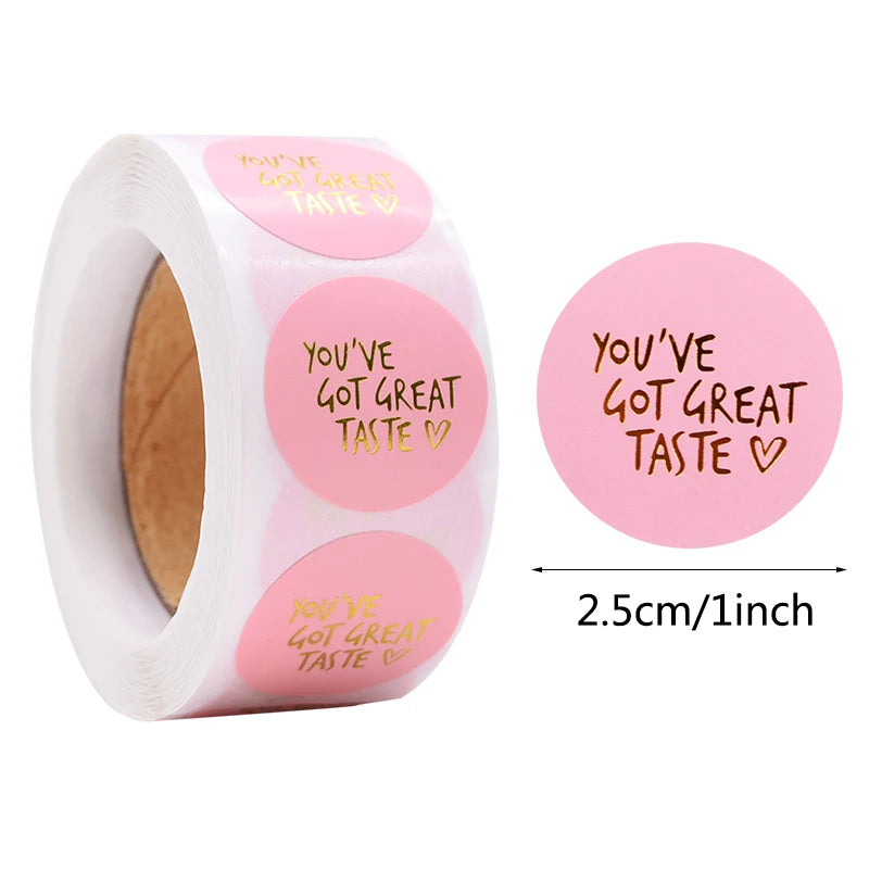 Decorative Thank You Sealing Stickers for Party Gift Labels and Scrapbooking