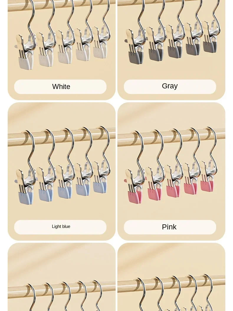 Multifunctional Laundry Clips – Traceless Hangers for Clothing Storage