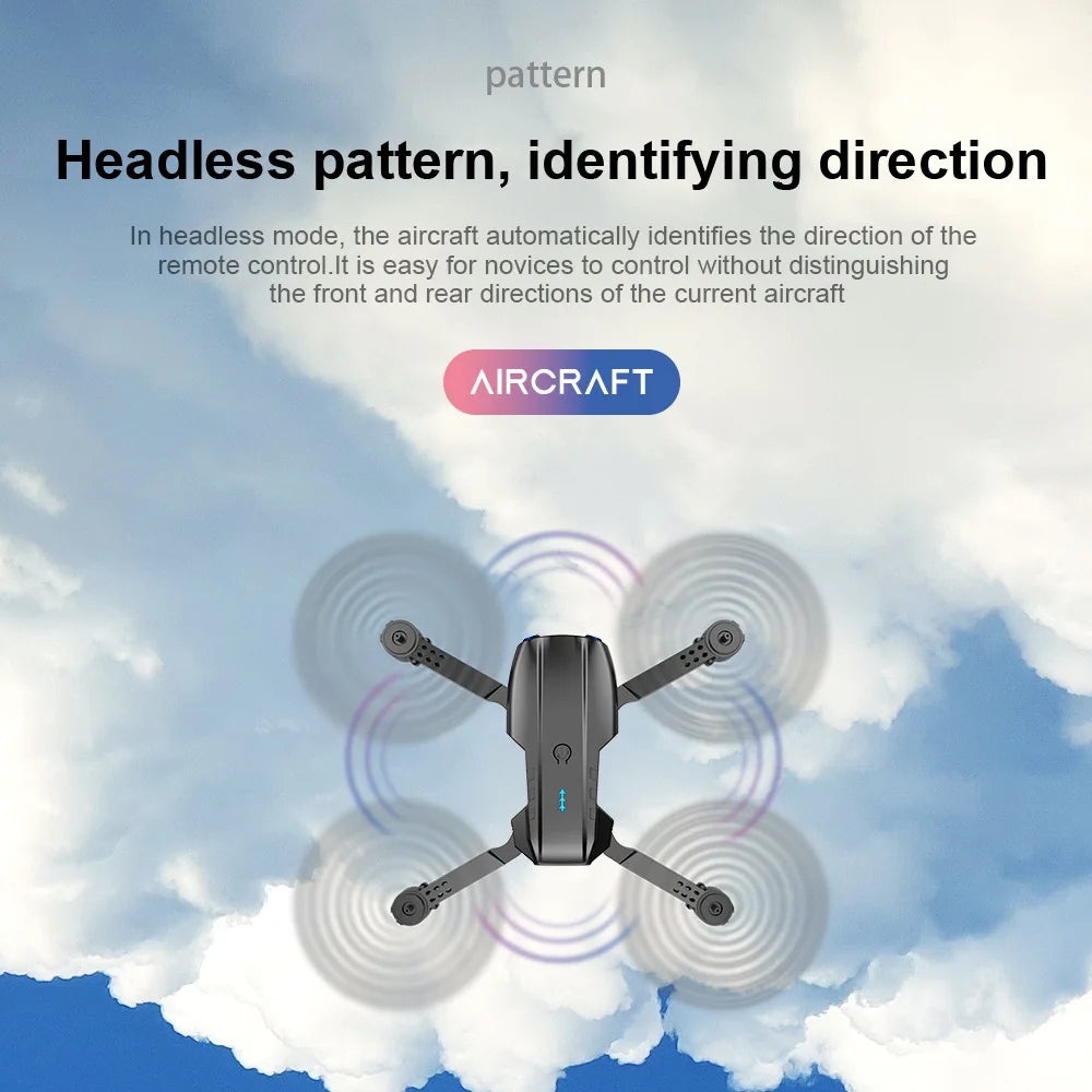 Dual Camera Drone – Obstacle Avoidance Quadcopter for Beginners and Kids