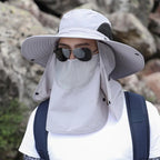 Adjustable Sun Protection Fishing Hat – Breathable Foldable Cap for Outdoor Hiking