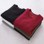 Thermal Fleece T-Shirt – Men's Long-Sleeved Velvet Padded Base Layer for Winter