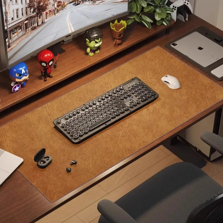 Large PU Suede Desk Mat – Waterproof Non-slip Pad for Gaming Setup