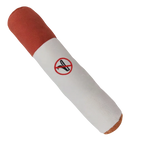 Plush Cigar Dog Toy – Durable Squeaky Chew for Small Breed Puppies